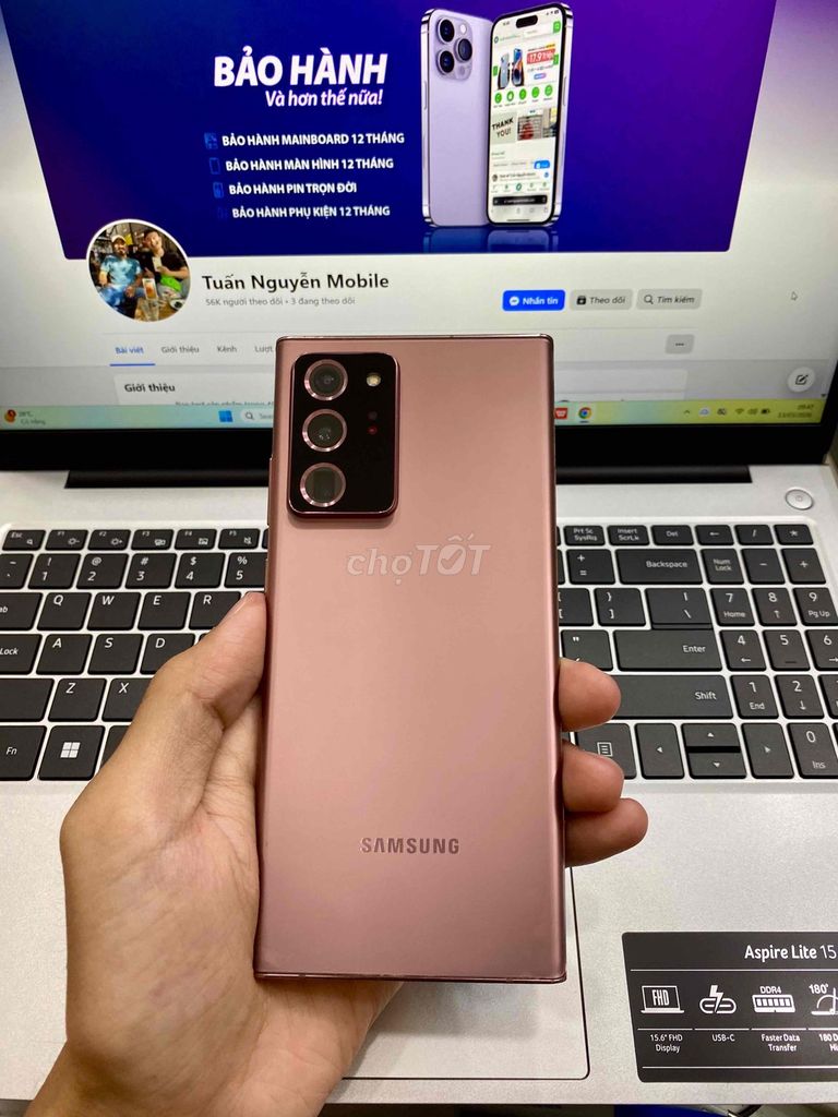 Samsung Note 20 Ultra 5G 256GB Nâu Đồng. Mua bán Điện thoại tại Quận 3 Tp Hồ Chí Minh được đăng bởi Tuấn Nguyễn Mobile  hình 1