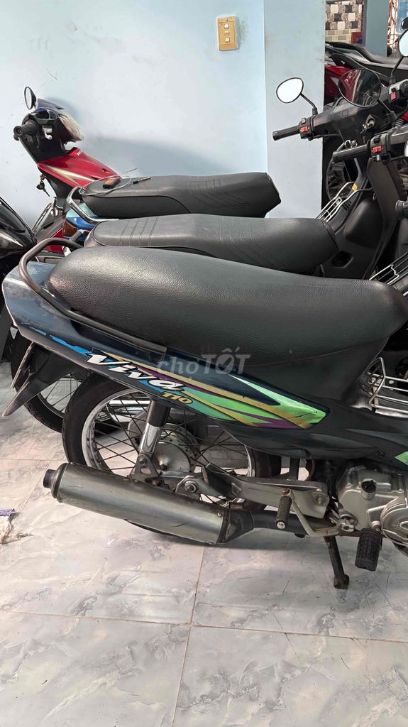 Suzuki Viva 110 черно-синяя, хошиминский учет, отличный вид, тихий мотор
