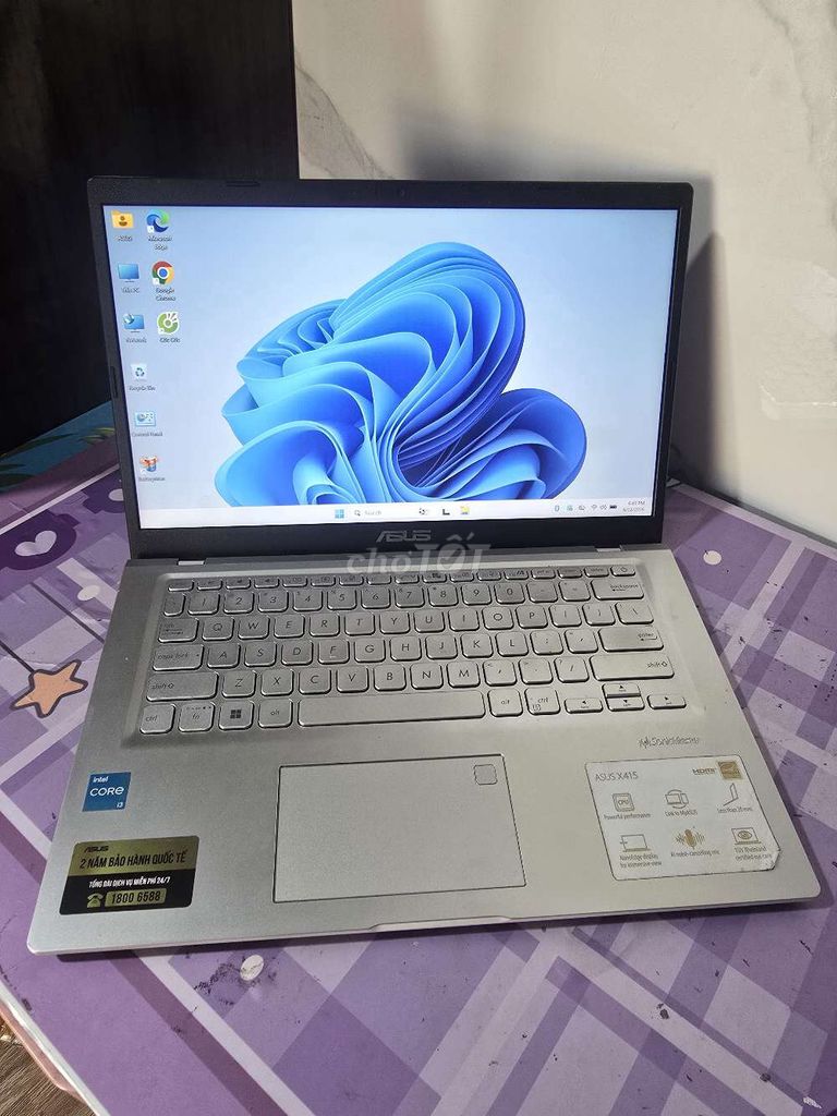 Asus X415EA i3 1115G4/4G/256G/14" FHD zin đẹp. Mua bán Laptop tại Quận 12 Tp Hồ Chí Minh được đăng bởi Cầm Đồ Thanh Lý hình 1