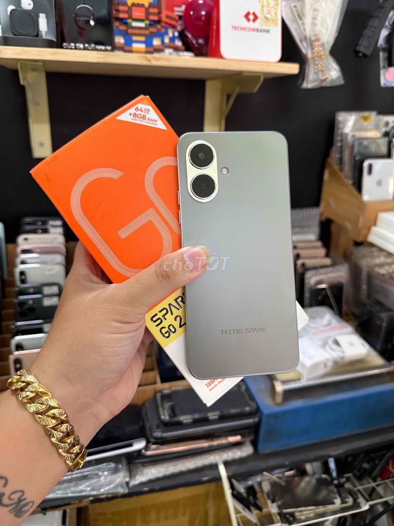 Tecno Spark GO 2 64GB Xám Như mới. Mua bán Điện thoại tại Quận Bình Thạnh Tp Hồ Chí Minh được đăng bởi SyTuan hình 1
