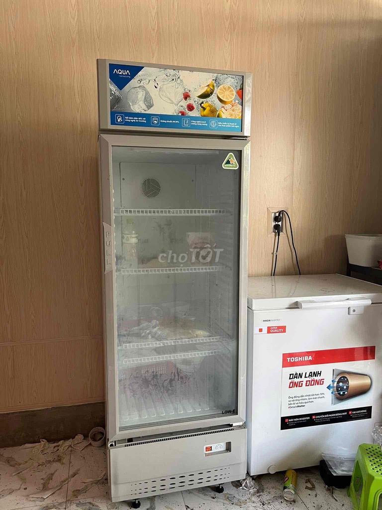 Tủ mát Aqua 280L. Mua bán Tủ lạnh tại Huyện Giồng Trôm Bến Tre được đăng bởi Trí Nhân Lê  hình 1