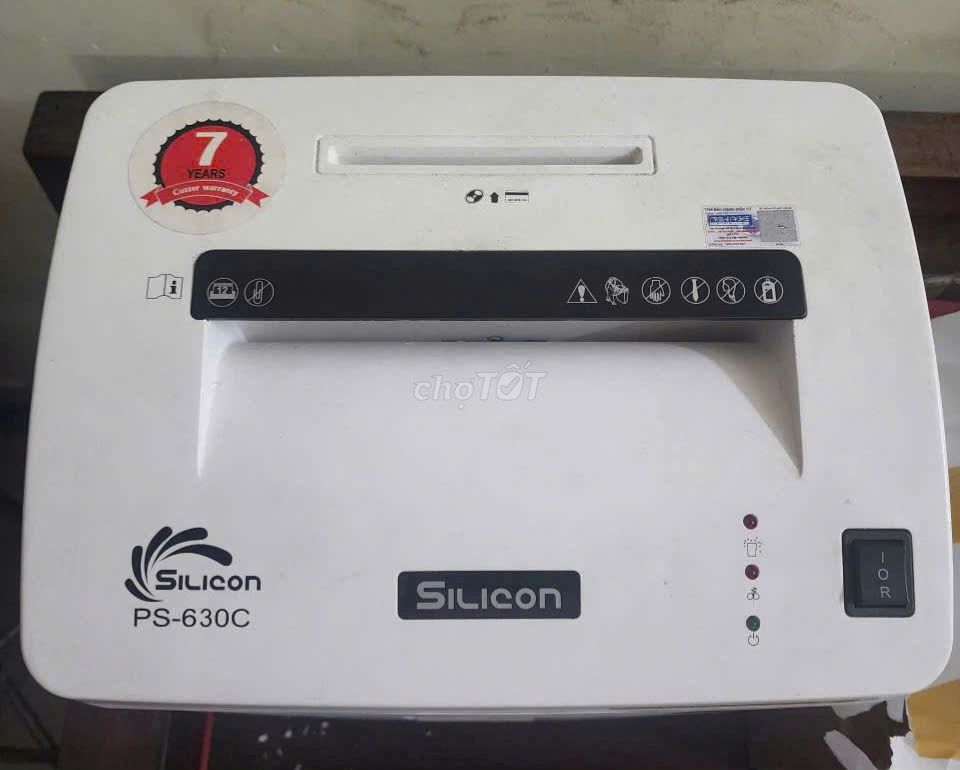 Máy hủy giấy hiệu Silicon PS 630c còn mới 80%