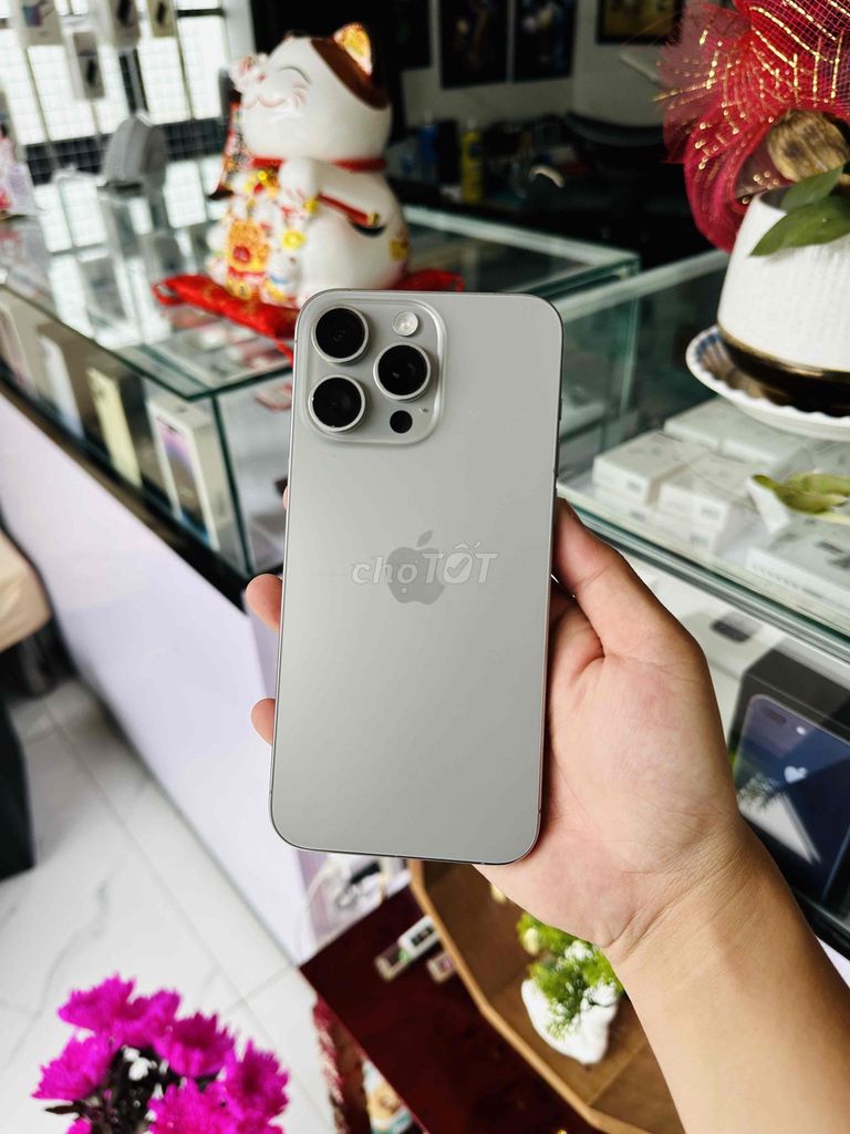 Apple iPhone 15 Pro Max 256GB Xám Đã sử dụng. Mua bán Điện thoại tại Thị xã Phú Mỹ Bà Rịa - Vũng Tàu được đăng bởi Bi Táo hình 1