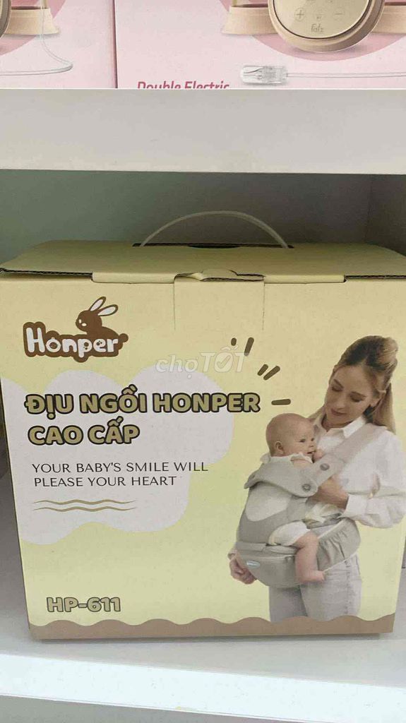 Địu em bé Honper HP-611. Mua bán Mẹ và bé tại Huyện Hòa Vang Đà Nẵng được đăng bởi Nguyễn Thị Ngọc Hàn Ny hình 1