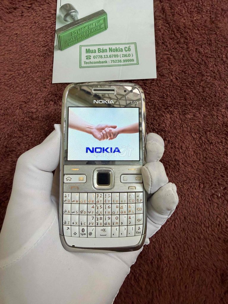 nokia e72i Trắng nguyên zin bản nội địa Trung. Mua bán Điện thoại tại Quận 10 Tp Hồ Chí Minh được đăng bởi Mua Bán Nokia Cổ hình 1