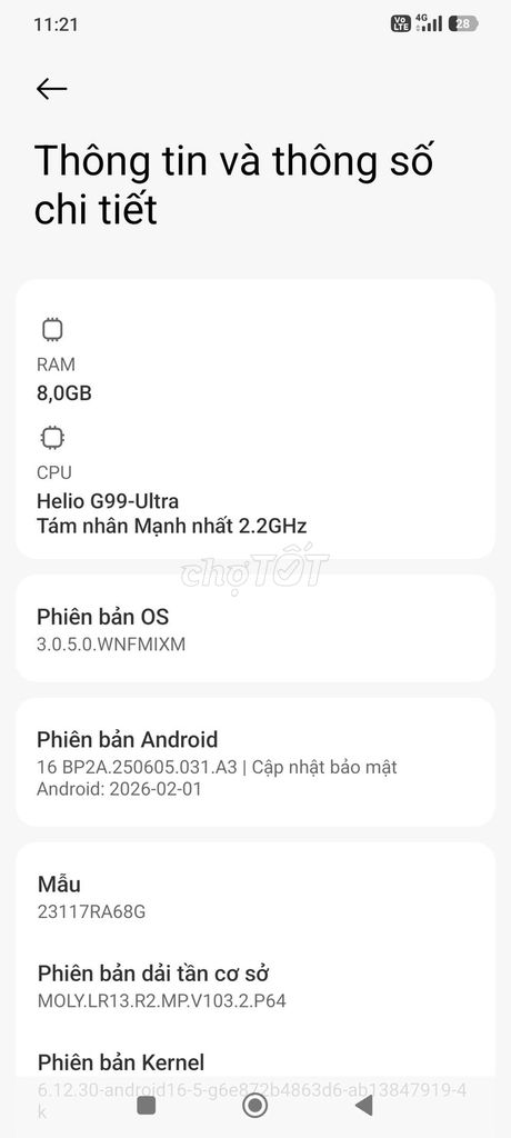 Xiaomi Redmi Note 13 Pro 256GB. Mua bán Điện thoại tại Huyện U Minh Cà Mau được đăng bởi Tuấn Anh hình 1