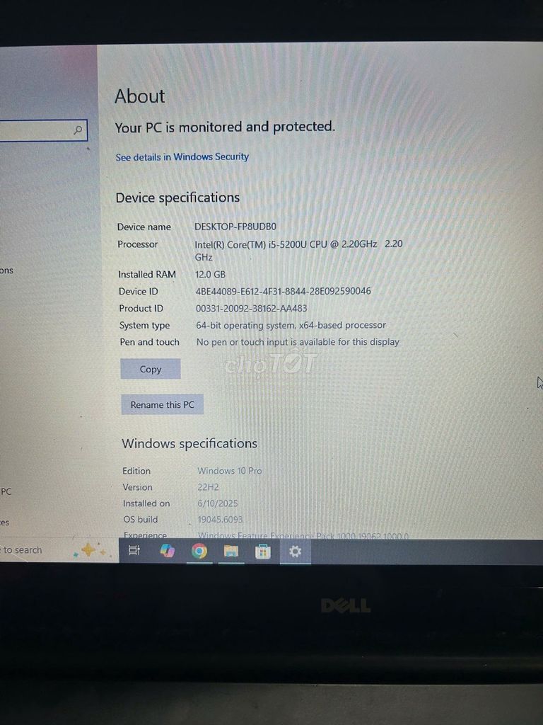 Dell Insprision 5548 i5 12GB/128GB. Mua bán Laptop tại Thành phố Thủ Đức Tp Hồ Chí Minh được đăng bởi Nhân Doãn hình 1