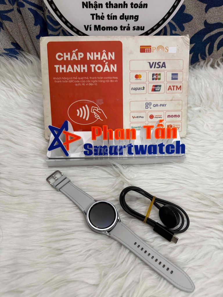 Samsung Watch 6 43mm Bạc bản Gps ko có box. Mua bán Thiết bị đeo thông minh tại Quận Tân Phú Tp Hồ Chí Minh được đăng bởi Phan Tấn SmartWatch hình 1