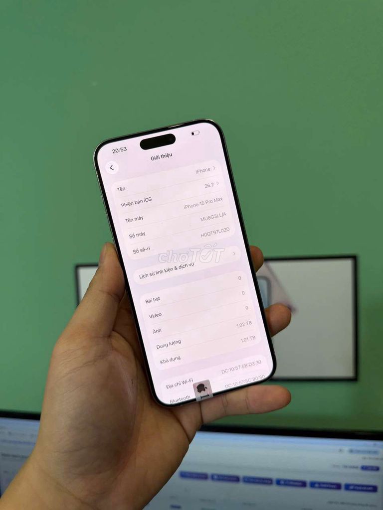 Apple iPhone 15 Pro Max 1TB Trắng. Mua bán Điện thoại tại Quận Thanh Xuân Hà Nội được đăng bởi Tuấn Táo hình 1