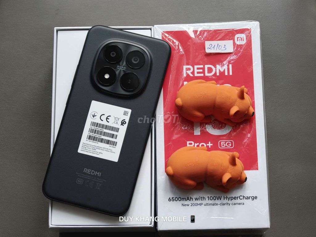 Xiaomi Redmi Note 15 Pro+ 5G Đen Mới 100%. Mua bán Điện thoại tại Quận Ninh Kiều Cần Thơ được đăng bởi Lê Khang hình 1