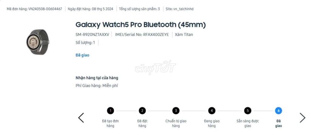 Watch 5 pro 45mm bluetooth đẹp 99.9%