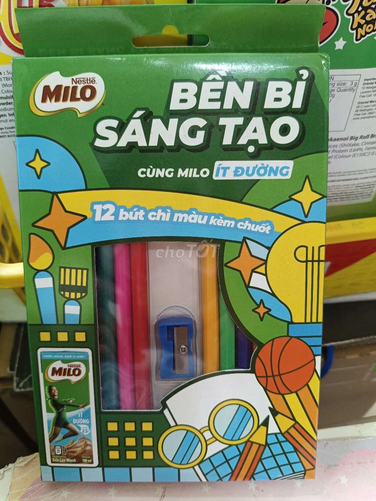 Hộp bút chì màu Milo 12 chiếc