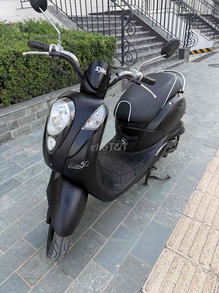 SYM Elite 50 куб. см 2021, черный
