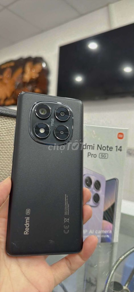 Redmi Note 14 Pro 5G fullbox 99% còn bh 9/2026. Mua bán Điện thoại tại Quận Bình Thạnh Tp Hồ Chí Minh được đăng bởi Gia Bảo hình 1