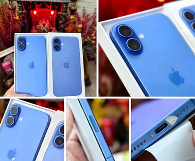 iPhone 16 Plus 128GB Xanh FULLBOX NEW 12/2025