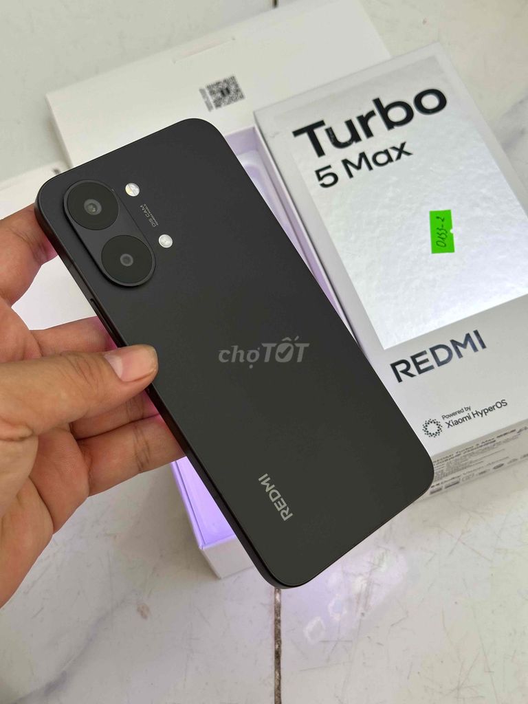 Redmi Turbo 5 Max 12/256G fbox 99%chip9500s pin9k. Mua bán Điện thoại tại Quận Bình Tân Tp Hồ Chí Minh được đăng bởi thành loc  hình 1