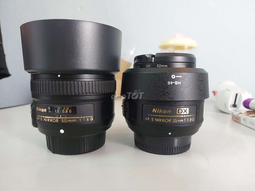 2 lens chân dung Nikon.