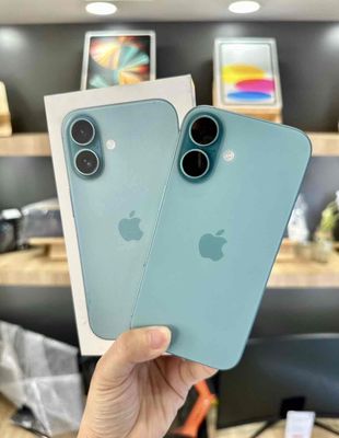 iPhone 16 Plus 128G Xanh FULLBOX NEW APPLE 09/2025