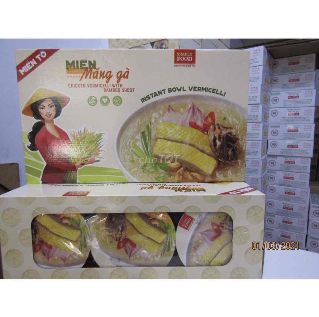 Miến Măng Gà Tô 55g Thùng 9 tô. Mua bán Đồ ăn, thực phẩm và các loại khác tại Quận 7 Tp Hồ Chí Minh được đăng bởi NPP Minh Tuyền hình 1