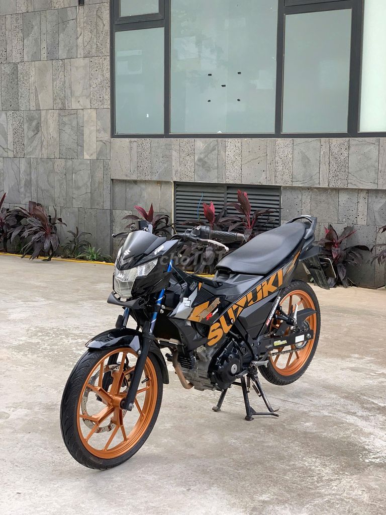 Suzuki Raider 150 2022 có trả góp trao đổi ✅. Mua bán Xe máy tại Quận Hoàng Mai Hà Nội được đăng bởi Phú Lý hình 1