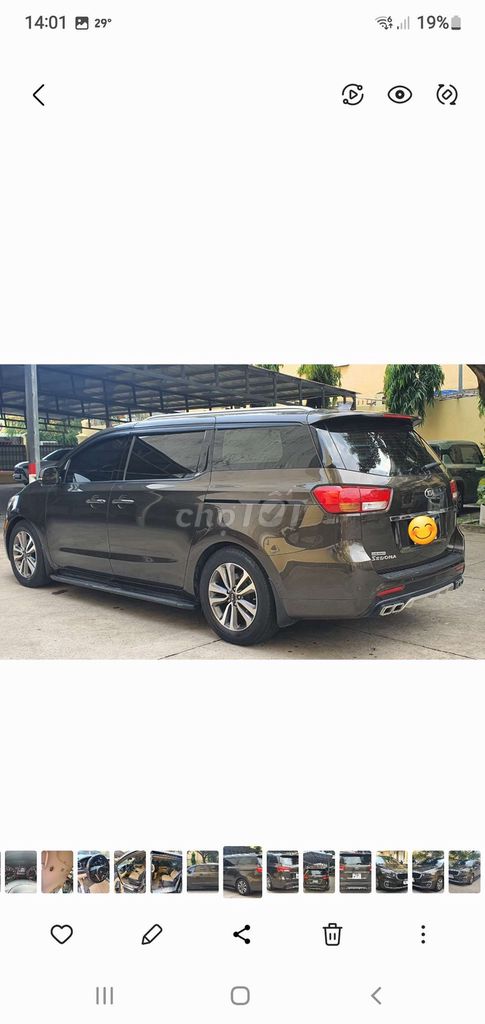 KIA SEDONA GATH 3.3 2016 ODO 9VẠN NÂU ÁNH KIM