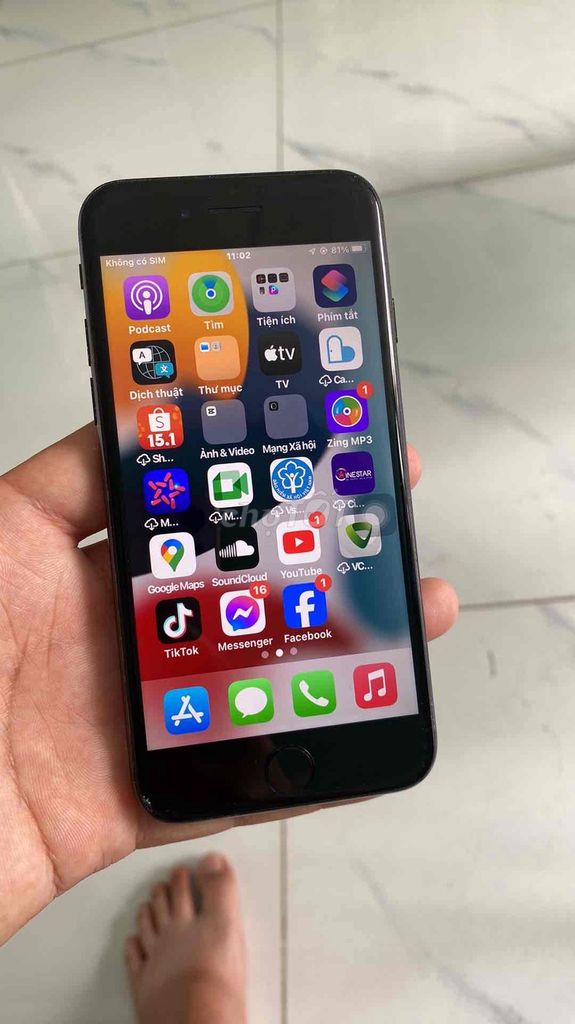 Apple iPhone 7 32GB Đen 74% pin. Mua bán Điện thoại tại Thị xã Tân Uyên Bình Dương được đăng bởi điện thoại cũ Tân Uyên  hình 1
