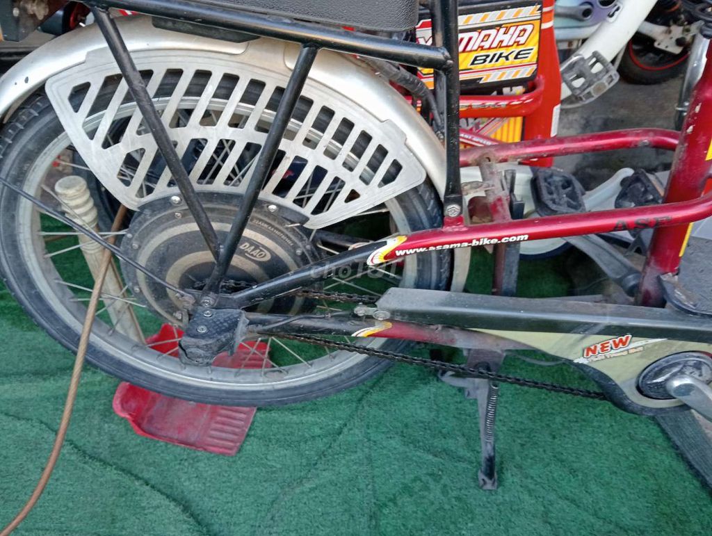 Xe đạp điện ASAMA màu Đỏ. Mua bán Xe điện tại Quận Tân Phú Tp Hồ Chí Minh được đăng bởi Phạm đình Tuấn hình 2