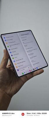 Samsung Z Fold 5 12/256 VN BH 06/2027 2 màn ok