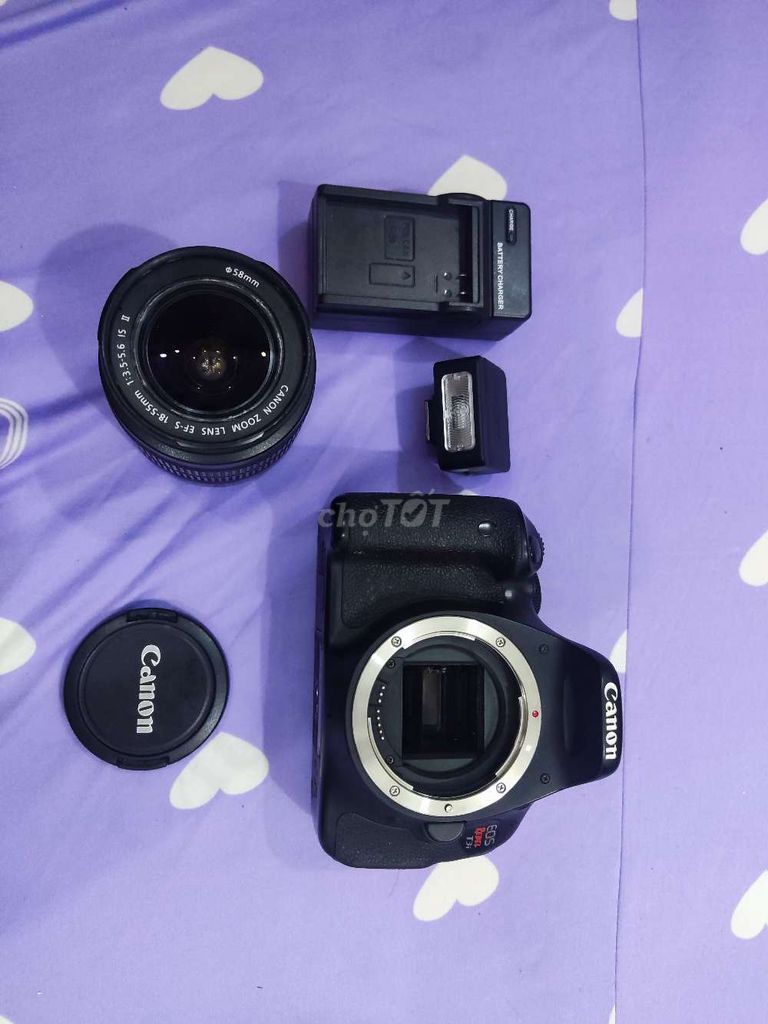 Máy ảnh Canon Rebel T3i (600D) kèm lens và flash. Mua bán Máy ảnh, Máy quay tại Huyện Hóc Môn Tp Hồ Chí Minh được đăng bởi Nguyễn Bá  hình 1