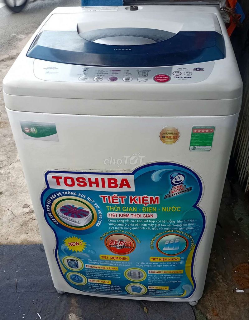 Máy giặt Toshiba 8kg Trắng Nhật Bản. Mua bán Máy giặt tại Thành phố Thủ Đức Tp Hồ Chí Minh được đăng bởi Long Phat hình 1