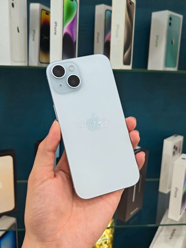 iPhone 15 256GB Blue Quốc Tế Zin All Có khay sim. Mua bán Điện thoại tại Quận Phú Nhuận Tp Hồ Chí Minh được đăng bởi TYMO Việt Nam hình 1