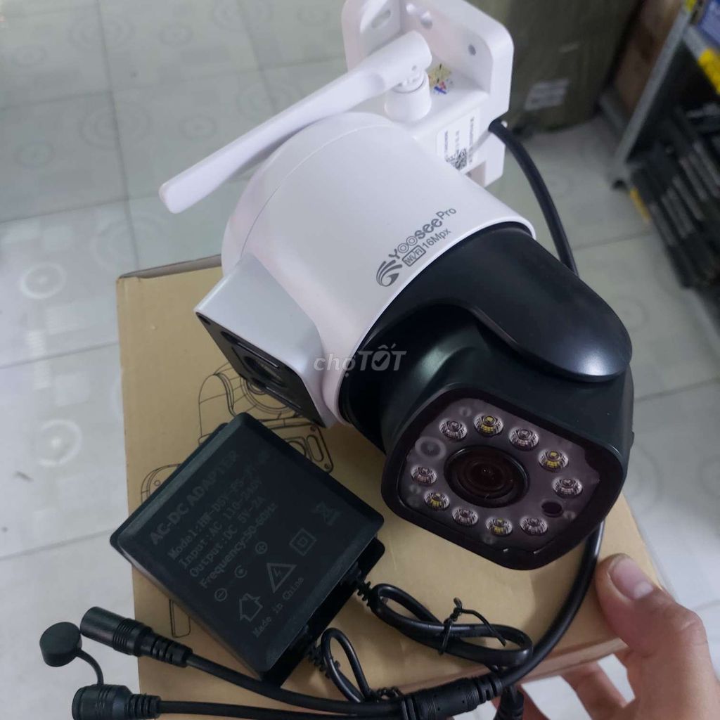 Camera Yoosee 2 mắt 16MP cao cấp mới. Mua bán Máy ảnh, Máy quay tại Thành phố Thủ Đức Tp Hồ Chí Minh được đăng bởi Cũ Giá Rẻ hình 1