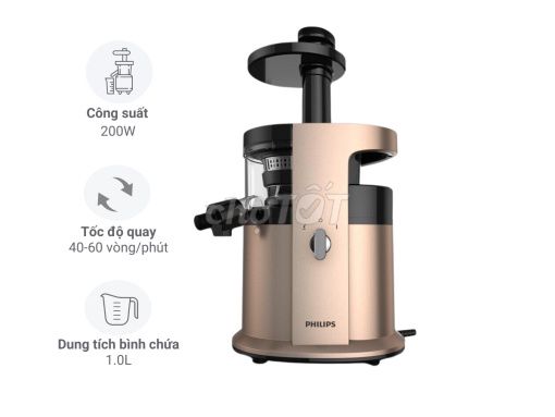 Máy ép chậm Philips HR1883 Vàng đồng. Mua bán Bếp, lò, đồ điện nhà bếp tại Quận Thanh Xuân Hà Nội được đăng bởi nguyễn thị lan anh hình 1