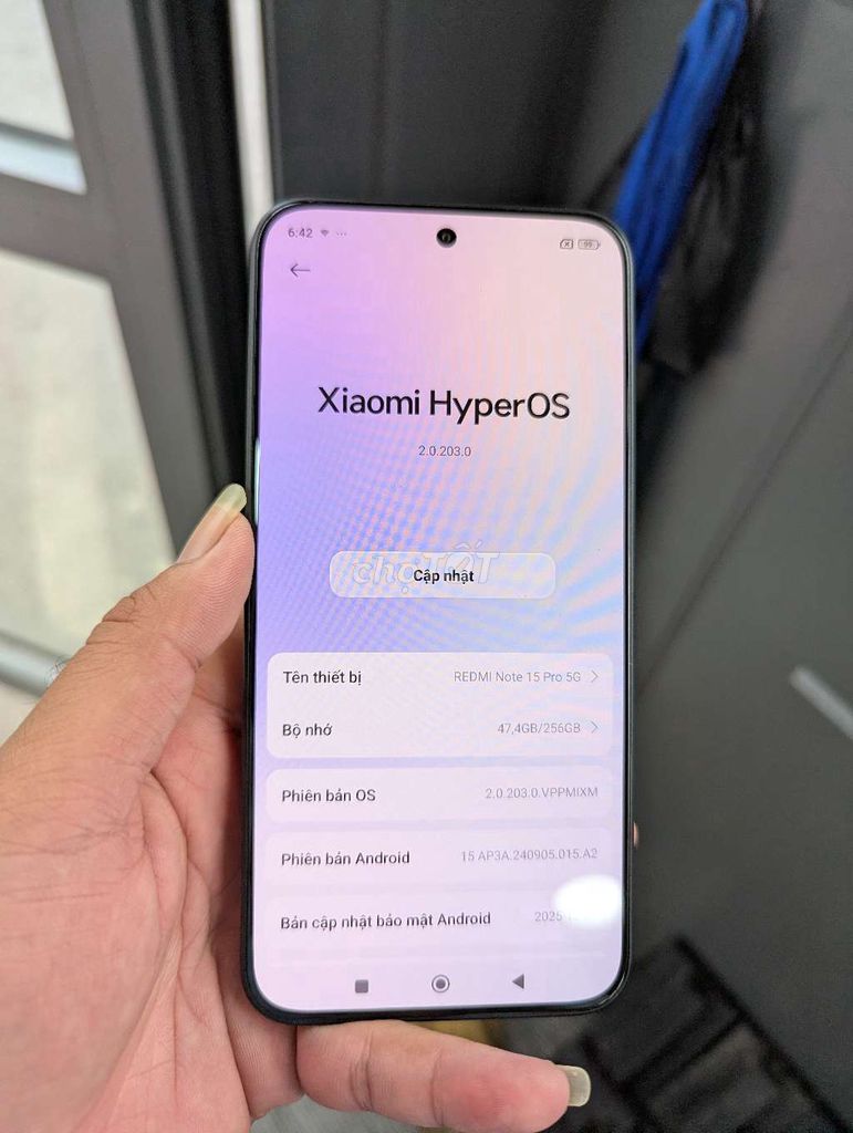 Xiaomi Redmi Note 15 Pro 5G 8GB/256GB Đen 99%. Mua bán Điện thoại tại Thành phố Tân An Long An được đăng bởi Minhkhoi12 hình 1