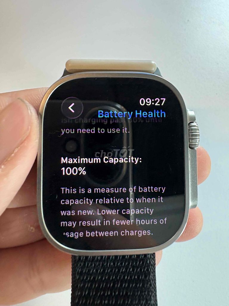 Apple Watch Ultra pin 100. Mua bán Thiết bị đeo thông minh tại Quận 3 Tp Hồ Chí Minh được đăng bởi Trần Minh Đức hình 1