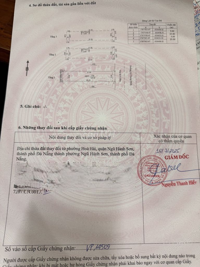 BÁN NHÀ 3 TẦNG 13 PHÒNG ĐƯỜNG LÊ TRUNG ĐÌNH,NGŨ HÀNH SƠN