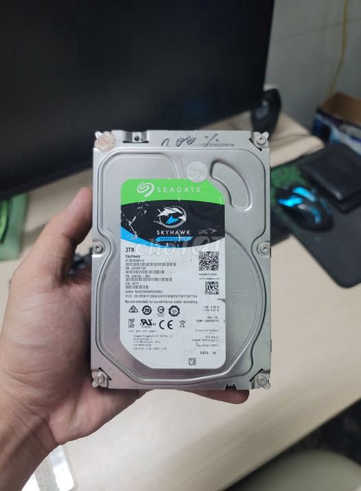 Bay nhanh ổ Seagate 3TB sk 100% như hình 600k