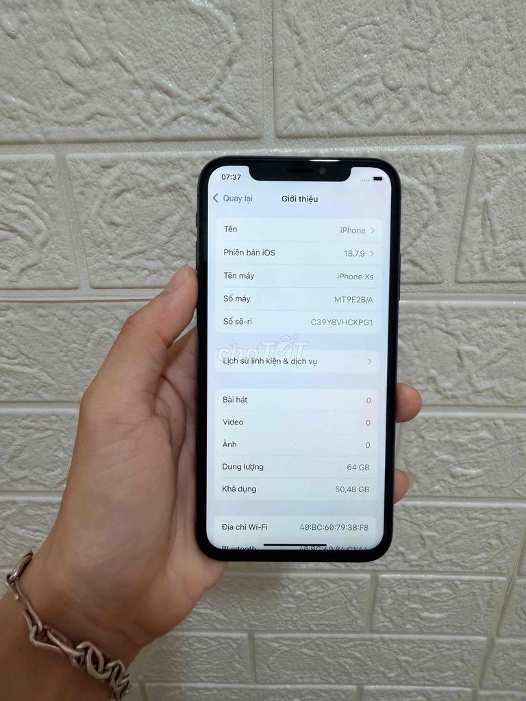 iPhone Xs quốc tế fuII chức năg icloud 9 chủ. Mua bán Điện thoại tại Thành phố Thủ Đức Tp Hồ Chí Minh được đăng bởi Nguyễn Duy hình 1