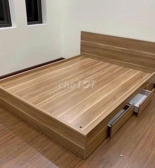 Giường gỗ MDF Cao Cấp 1.2m_1.4m _1.6m_1.8m HiệnĐại