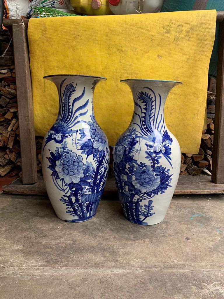 Bình cổ Gốm sứ Xanh trắng. Mua bán Đồ sưu tầm, đồ cổ tại Thành phố Sa Đéc Đồng Tháp được đăng bởi Phương  hình 1