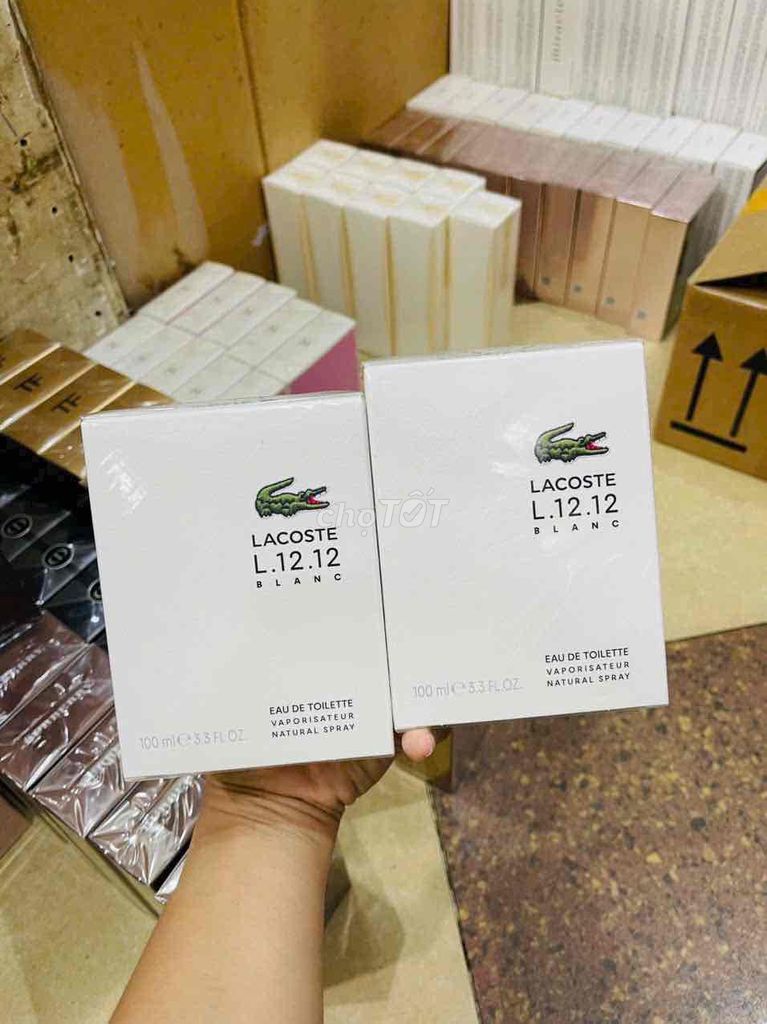 Nước hoa Lacoste L.12.12 Blanc 100ml. Mua bán Nước hoa tại Thành phố Thủ Dầu Một Bình Dương được đăng bởi Long hình 1