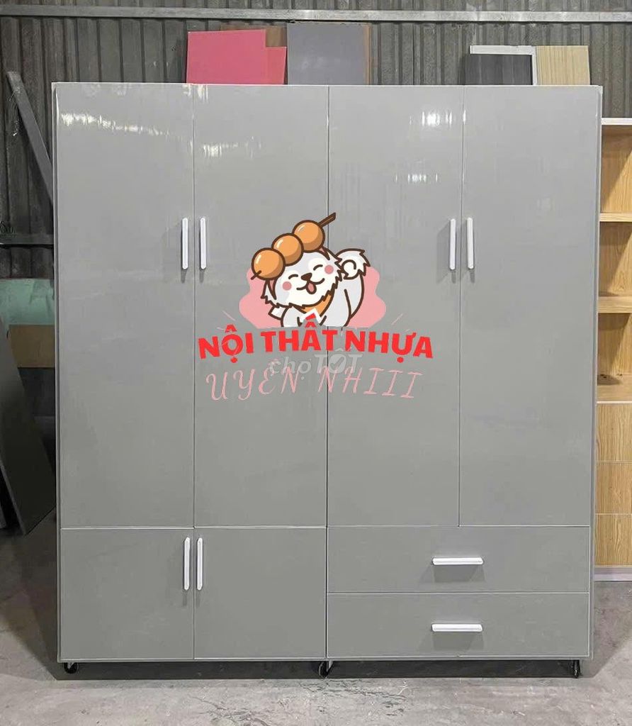 Tủ quần áo-Tủ quần áo-Tủ quần áo-. Mua bán Tủ, kệ gia đình tại Quận 6 Tp Hồ Chí Minh được đăng bởi Nhi Nội Thất Nhựa Giá Xưởng  hình 1