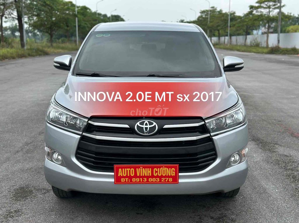 TOYOTA INNOVA 2.0E MT sx 2017 bao check test xe