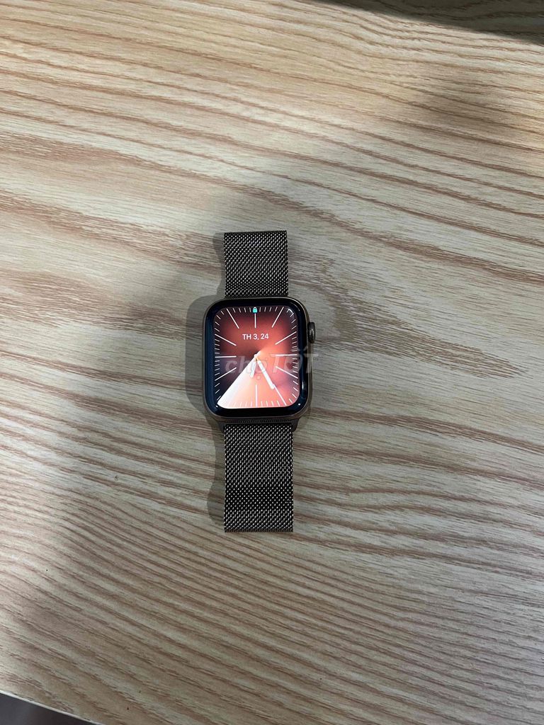 Apple Watch Sr 5/44 Thép Gold đẹp 97 98%