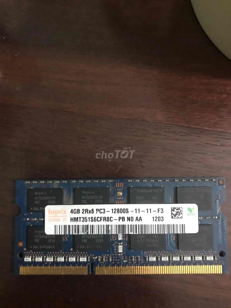 RAM Hynix DDR3 4GB PC3-12800S. Mua bán Linh kiện (RAM, Card...) tại Thành phố Sầm Sơn Thanh Hóa được đăng bởi Mishel hình 1