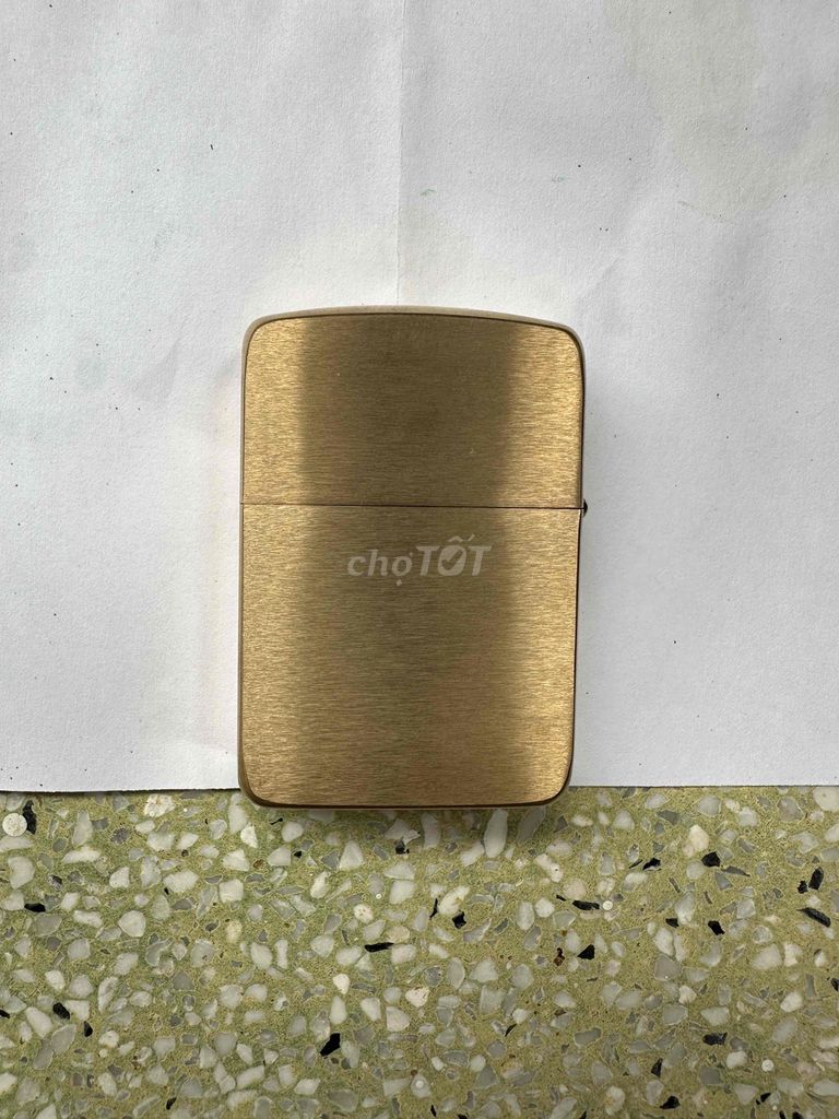 Bật lửa Zippo 1941 Replica Đồng khối Vàng Mới