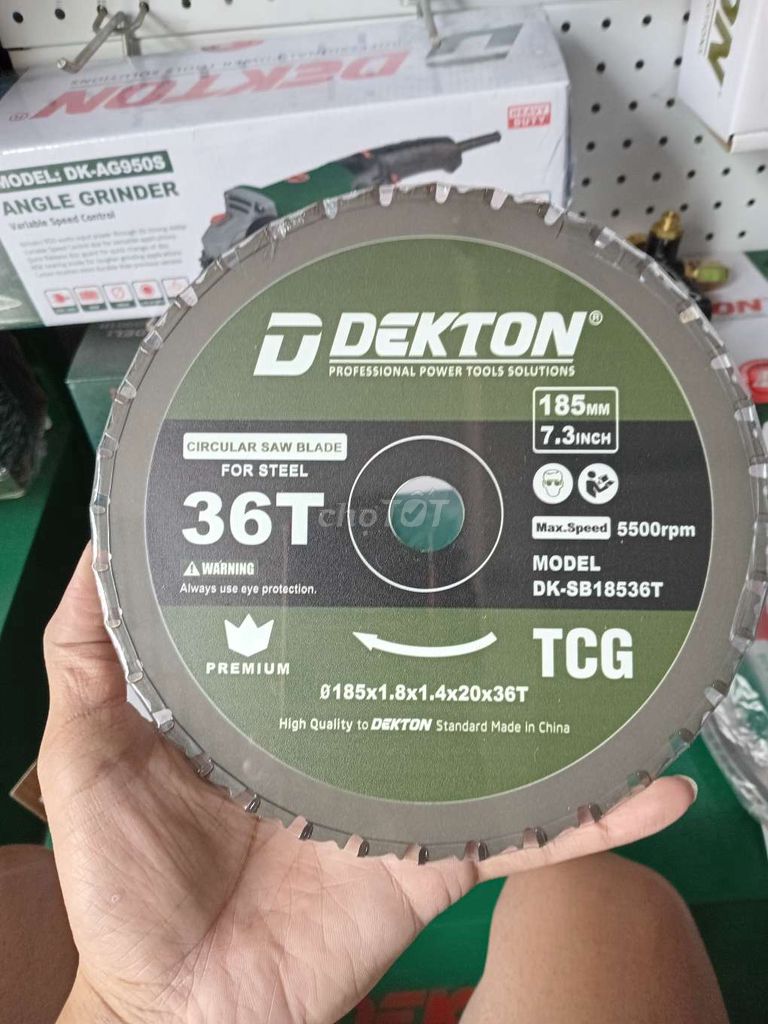 Lưỡi cắt hợp kim DEKTON DK-SB18536T. Mua bán Đồ chuyên dụng, Giống nuôi trồng tại Thành phố Bến Tre Bến Tre được đăng bởi TÂN THÀNH KÔNG hình 1