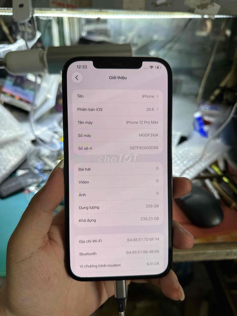 Apple iPhone 12 Pro Max 256GB htro góp. Mua bán Điện thoại tại Thị xã Bến Cát Bình Dương được đăng bởi Vũ tuấn hình 1