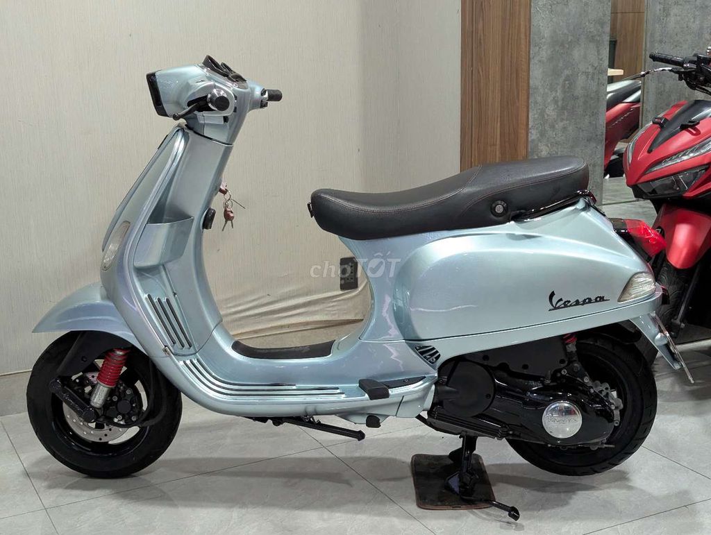Piaggio Vespa S125 3Vie 2014 голубой лед