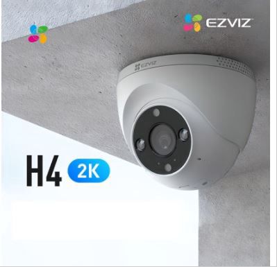 Camera Wifi 3.0mp Ezviz H4 2K Dome Chính Hãng